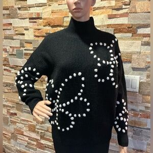 LEO&UGO  Alpaca Wolfe Closed Pullover